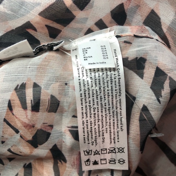 VENUS Zebra Pattern Swim Sarong O/S NWOT - Picture 9 of 15